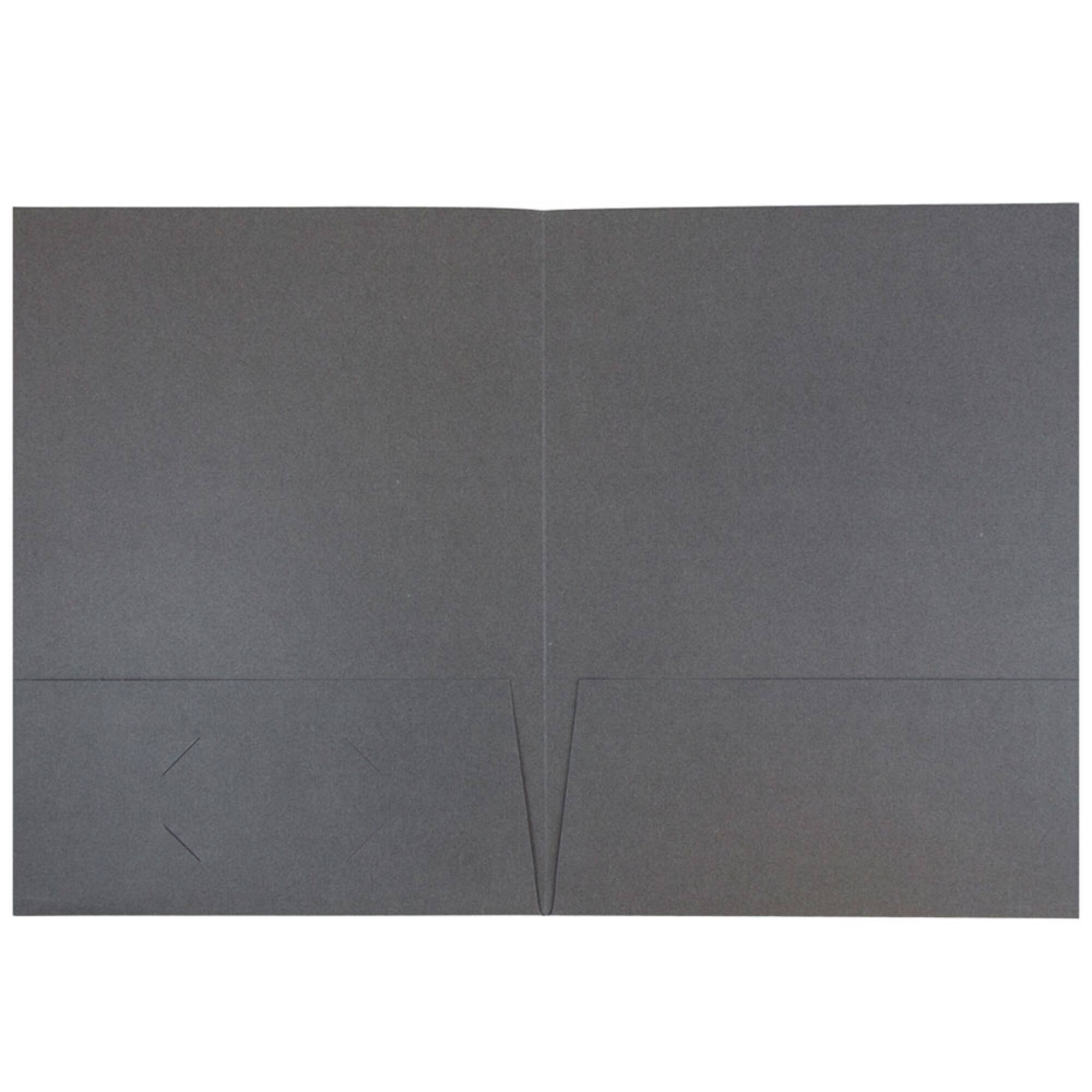 JAM Paper 2-Pocket Textured Linen Business Folders